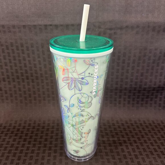 Starbucks Holiday 2022 Collection Woodland Mint Color Changing Venti Tumbler - Picture 1 of 9